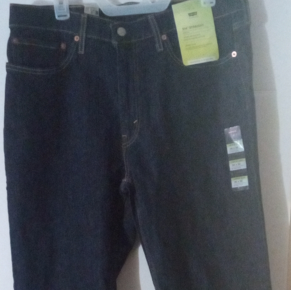 Levi's performance 514 straight stretch size 36 color black - Picture 1 of 8